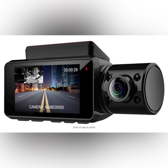 Rexing | V3 Plus Front and Cabin Dash Cam with Built-in GPS Wi-Fi - Picture 9 of 13